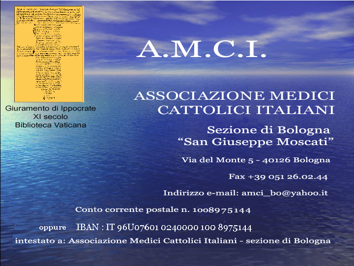 Associazione Medici Cattolici Bologna